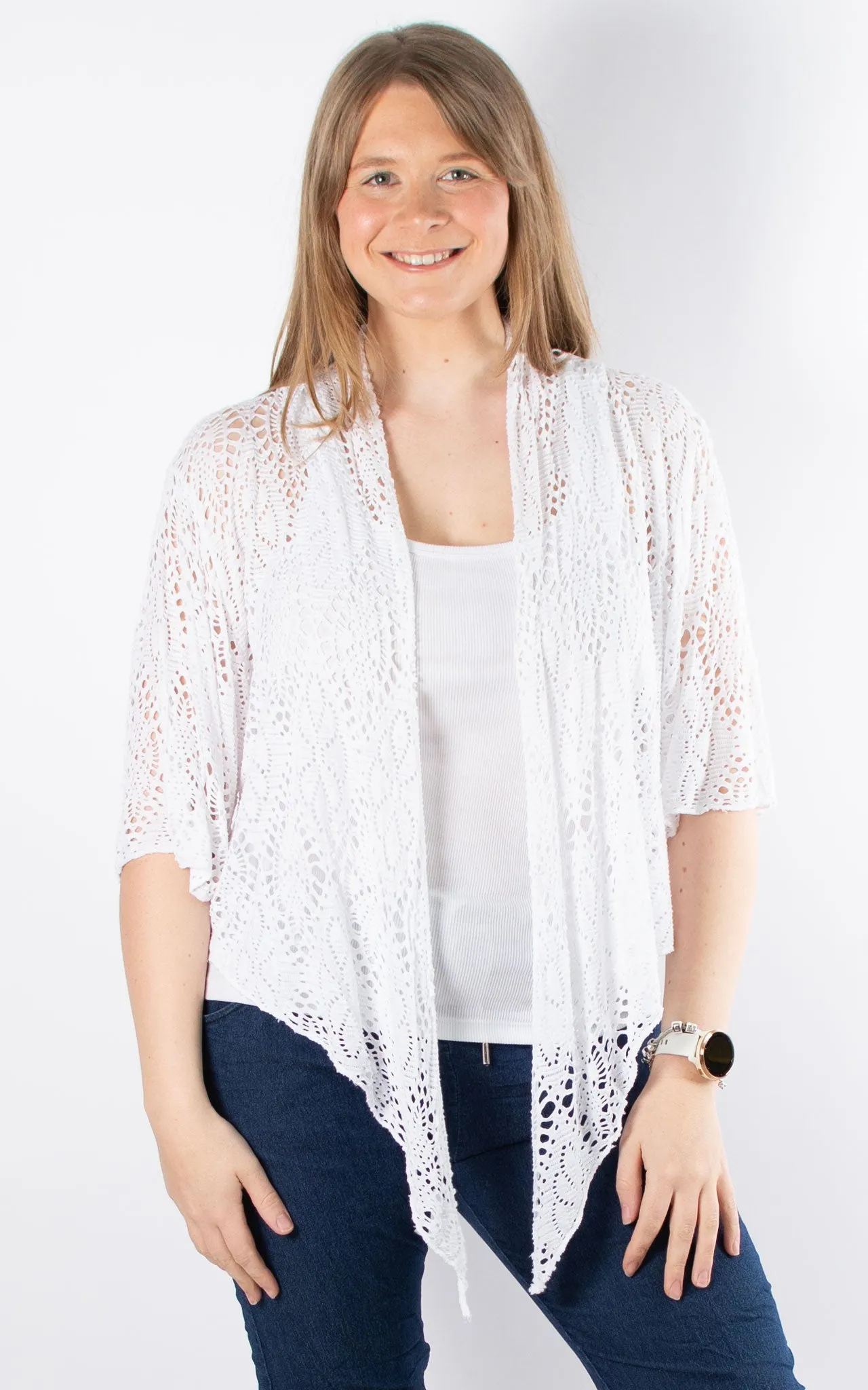 Georgia Shrug | White