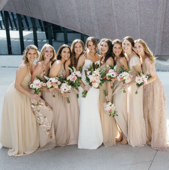 Modern Blush Winter Park Wedding