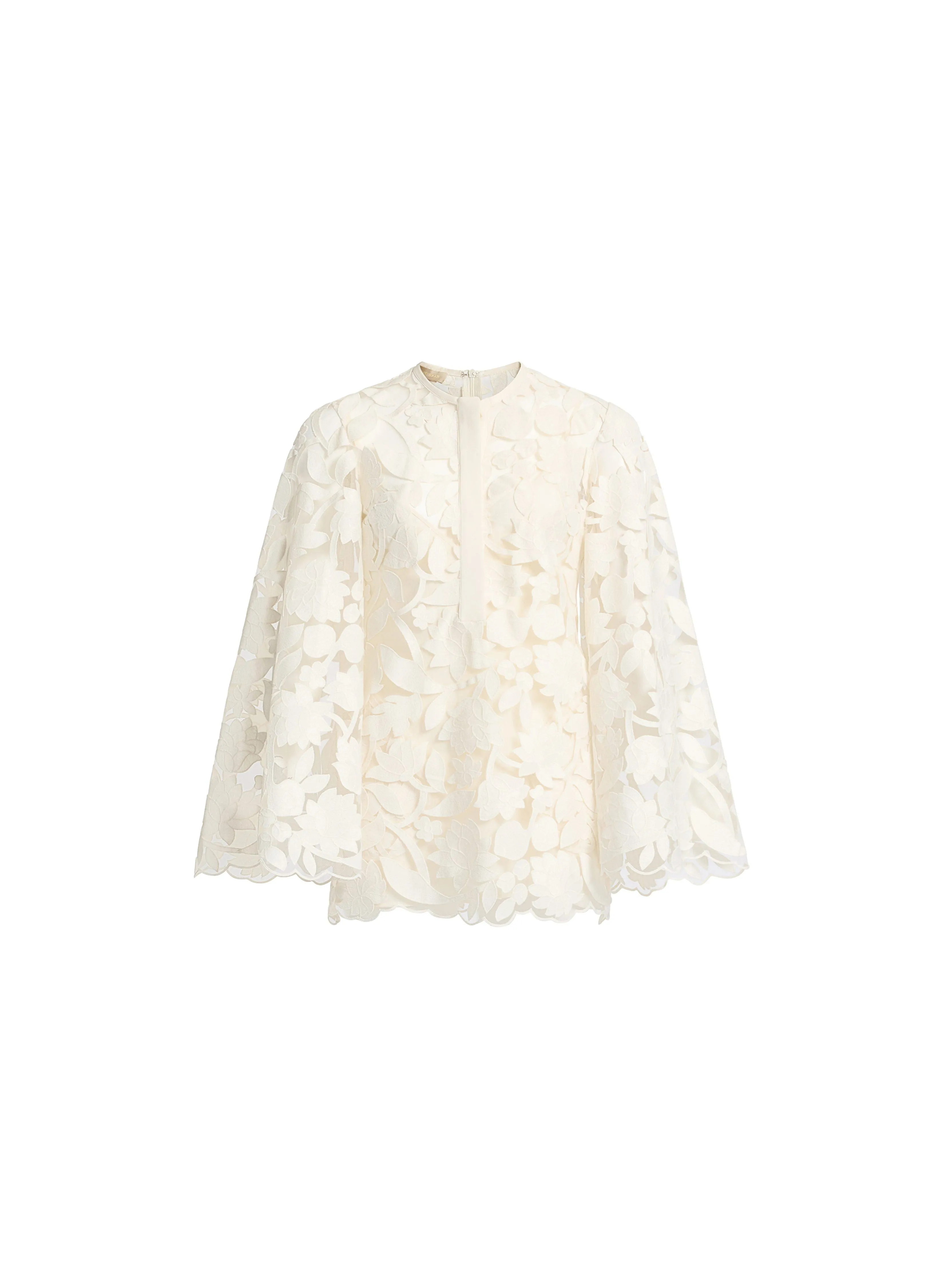 Tulle Embroidered Short Dress